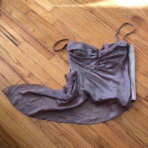 Moda International Opaque / iridescent corset bustier mermaid